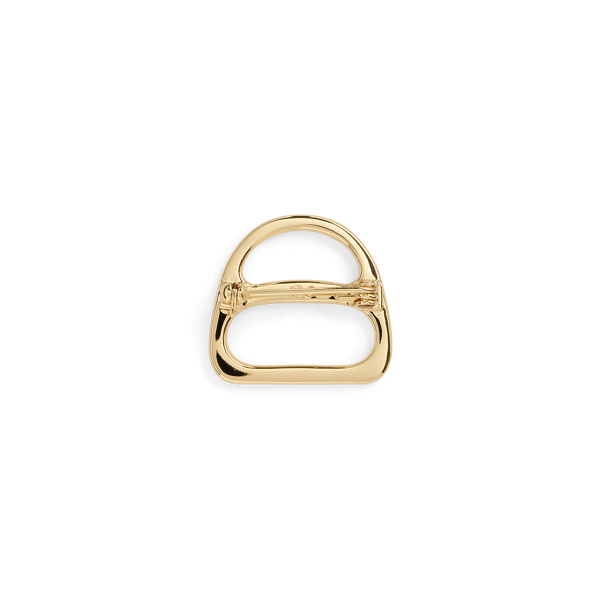 Gold-Plated Equestrian Pin