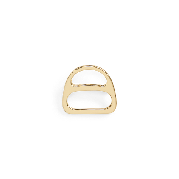 Gold-Plated Equestrian Pin