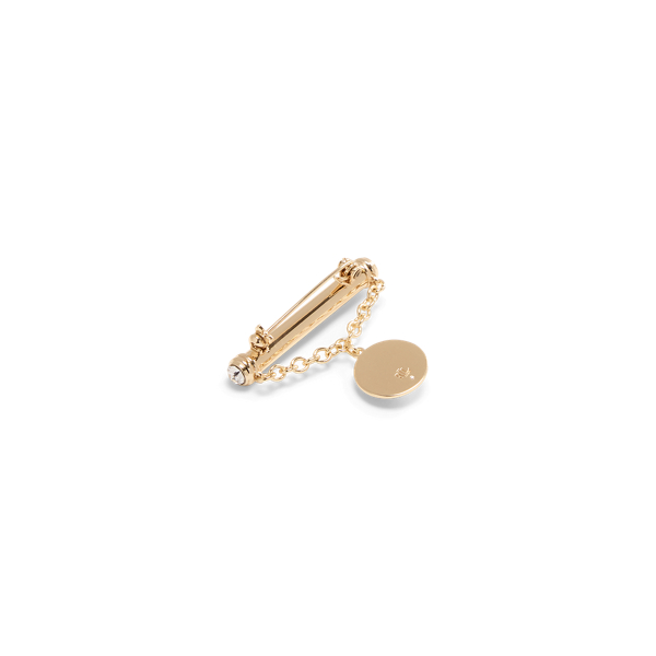 Gold-Plated Crest-Charm Pin