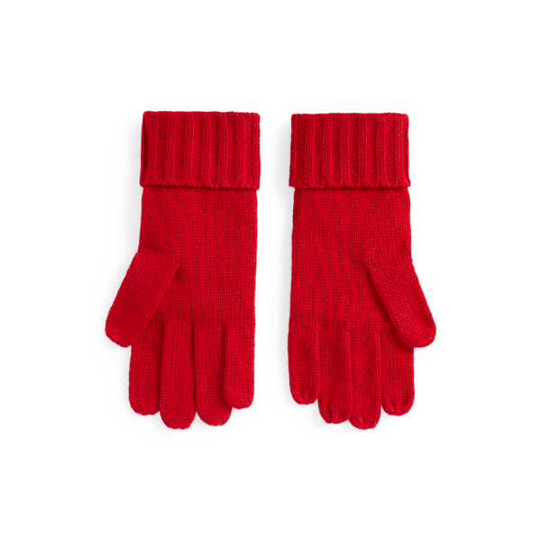 Handschuhe mit Logostickerei