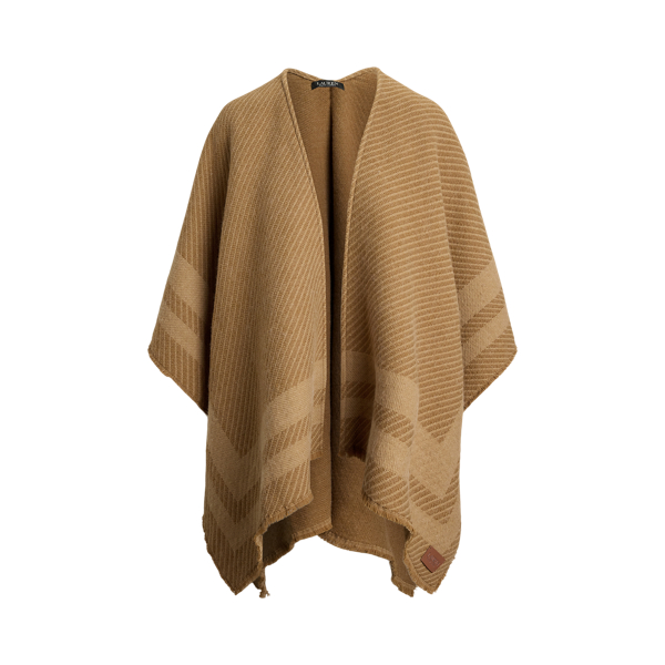 Striped Twill Ruana
