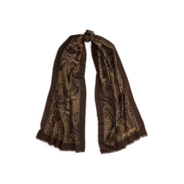 Paisley Wool Scarf