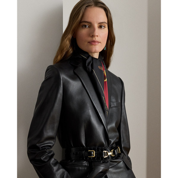 ベルティングプリント カラーブロック シルク スカーフ | ラルフ