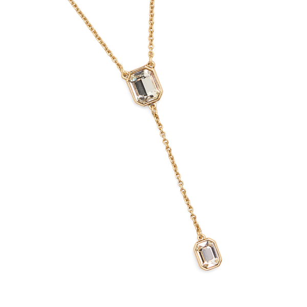 ゴールドプレーテッド ストーン ラリアット ネックレス | ラルフ