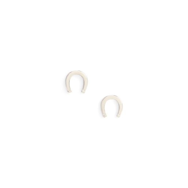 Sterling Silver Horseshoe Studs