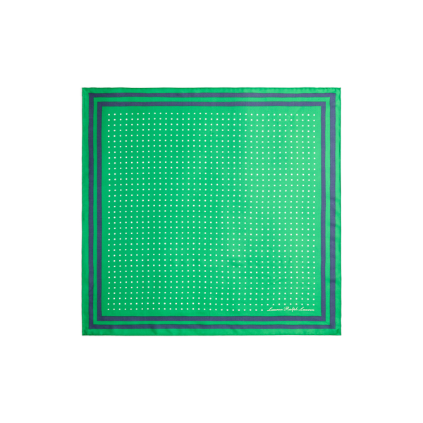 Stem Polka-Dot Striped Square Scarf Lauren 2