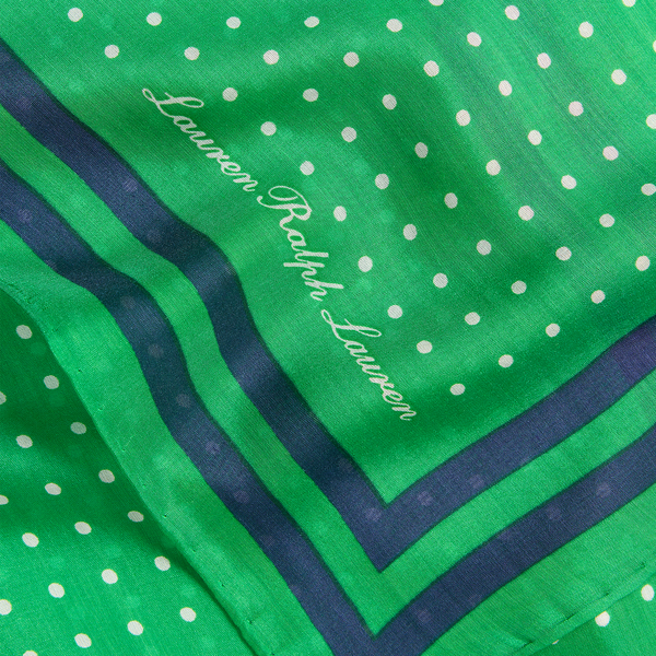 Stem Polka-Dot Striped Square Scarf Lauren 3