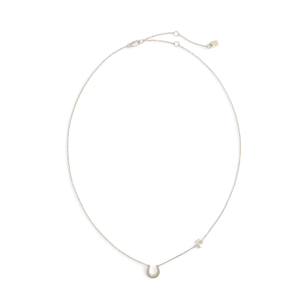 スターリング シルバー ホースシュー ロゴ ネックレス | ラルフ