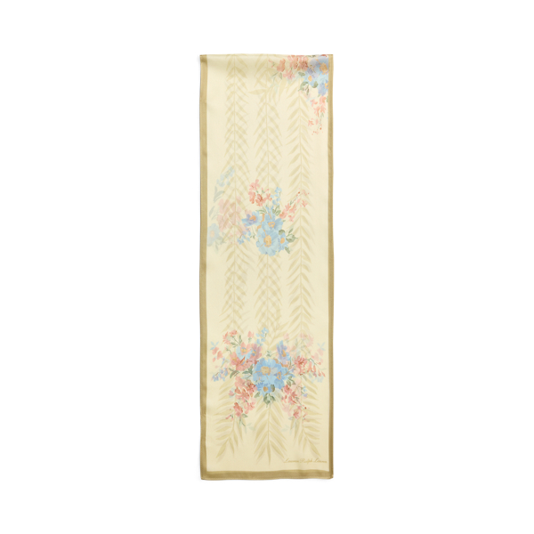 Floral Silk Scarf