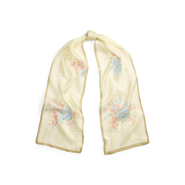 Floral Silk Scarf