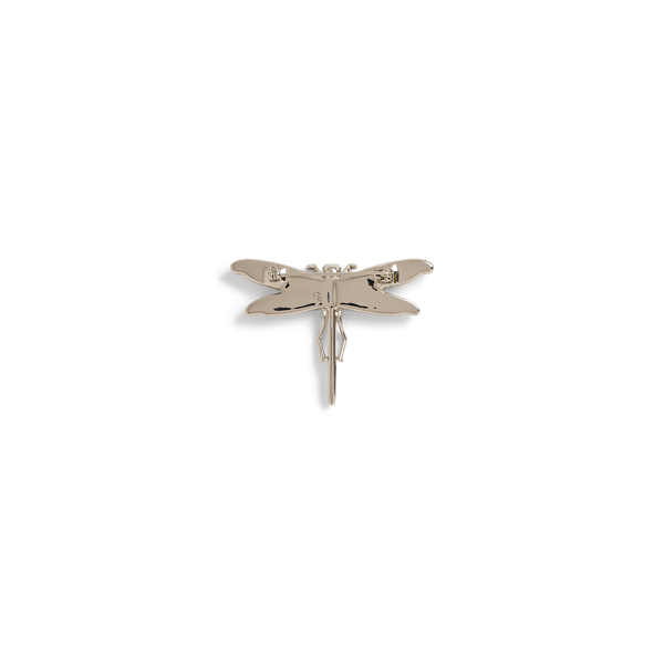 Hem/cry Pav&eacute; Rhodium-Plated Dragonfly Pin Lauren 2