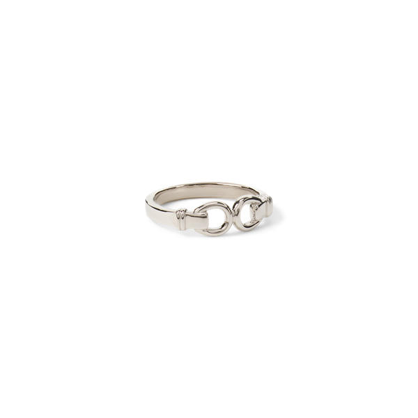 Silver Sterling Silver Horse Bit Ring Lauren 2