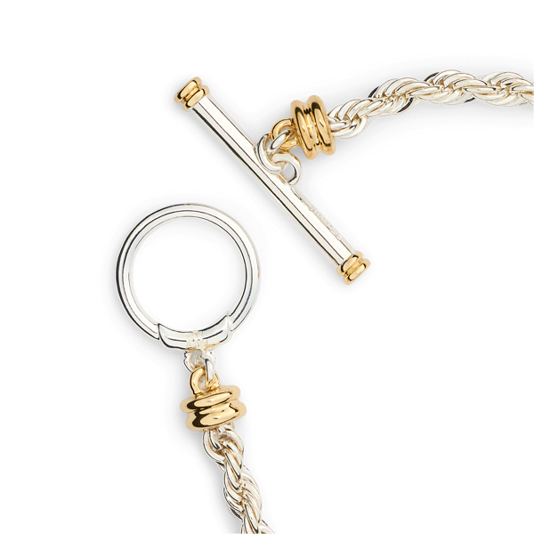 Two Tone Two-Tone Beaded Rope Flex Bracelet Lauren 2