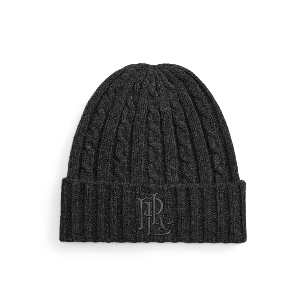 Gorro tran&ccedil;ado com log&oacute;tipo bordado