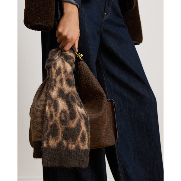 Ocelot-Motif Scarf