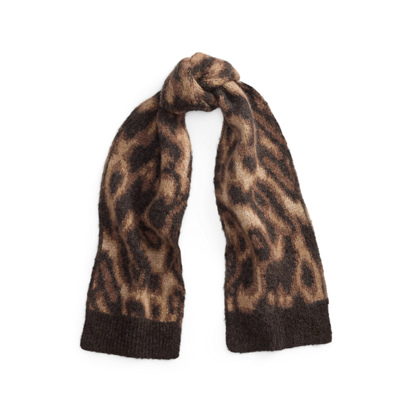 Ocelot-Motif Scarf