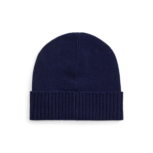 Buckle-Trim Knit Beanie