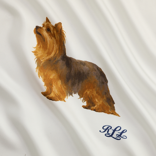 Dog Silk Square Scarf
