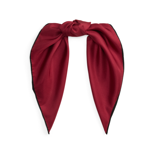 Ralph Red Dog Silk Square Scarf Lauren 1