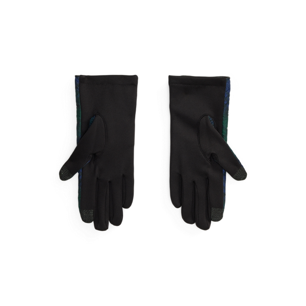Black Watch Diamond-Quilted Tech Gloves
