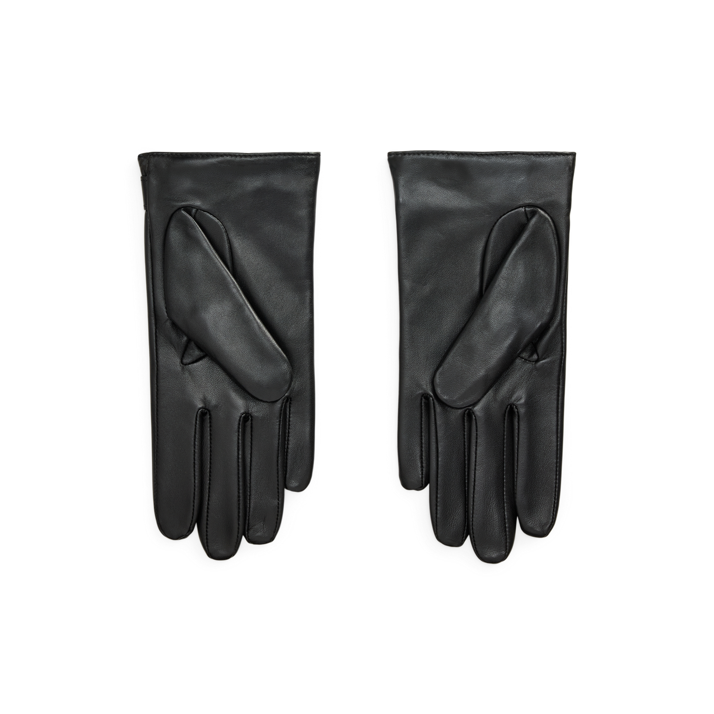 Женские перчатки Ralph Lauren Equestrian D-Ring Sheepskin Gloves, цвет: Чёрный — фото 1