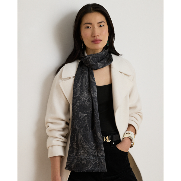 Paisley Silk Scarf