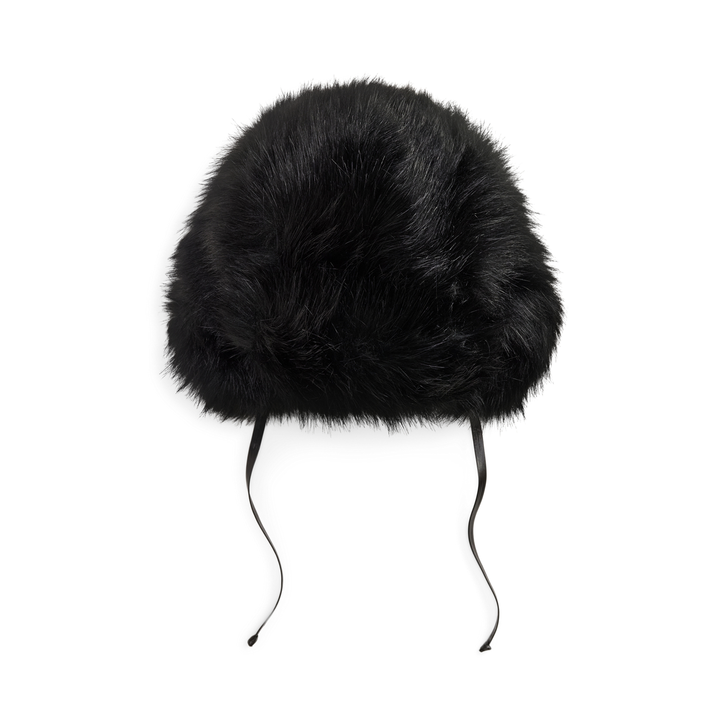 Женский головной убор Ralph Lauren Faux-Fur Trapper Hat, цвет: Чёрный — фото 1