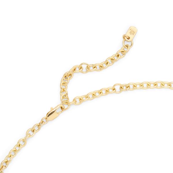 Gold/Multi Gold-Plated Stone Station Necklace Lauren 2
