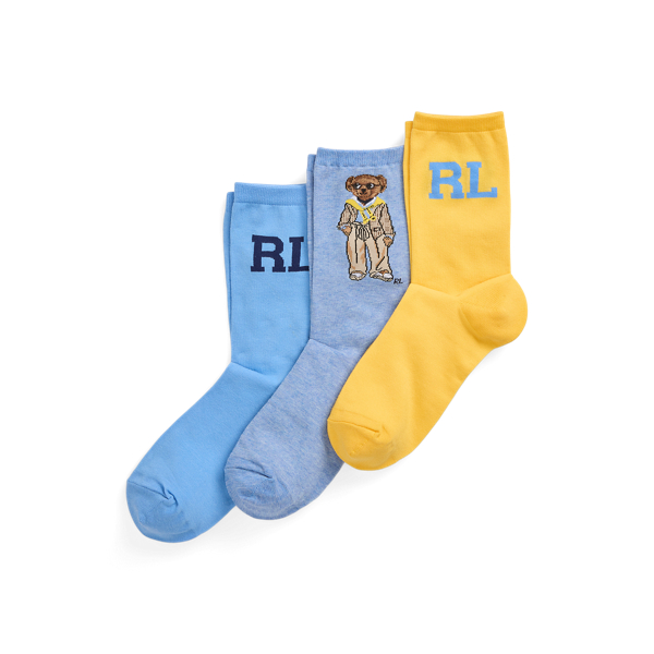 Coffret 3&nbsp;paires chaussettes Polo&nbsp;Bear