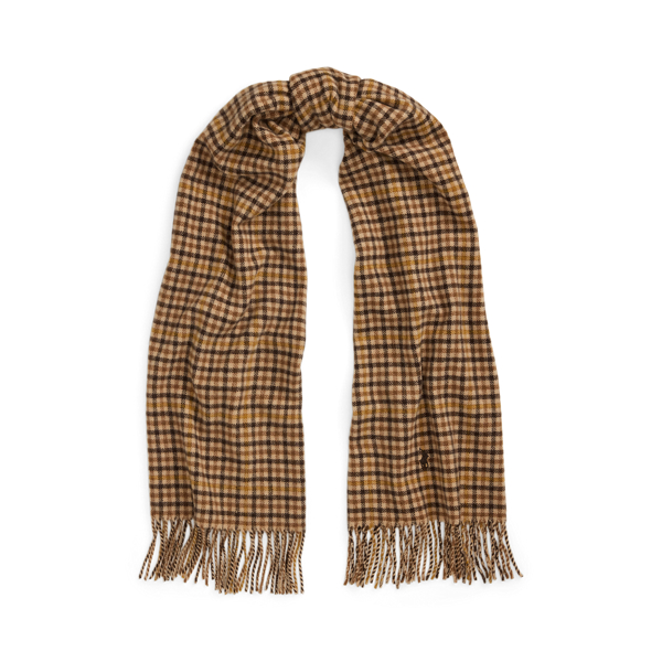 Tartan Cashmere Wool Scarf