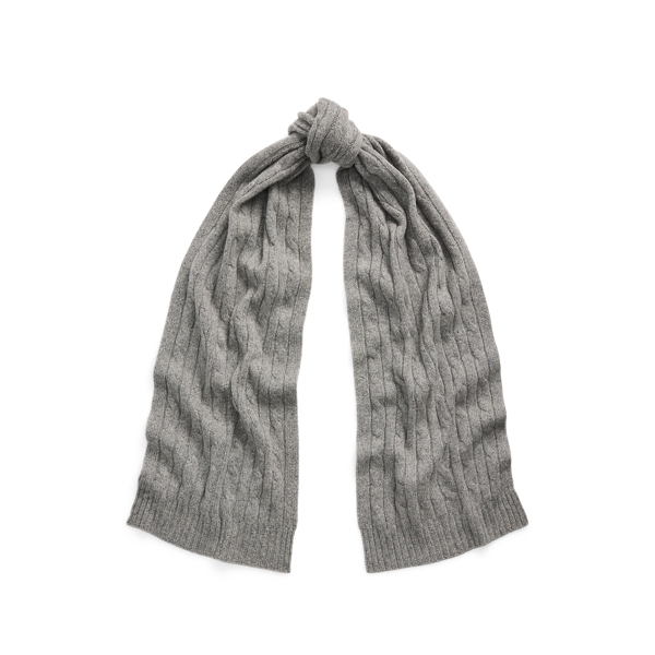 Cable-Knit Cashmere Scarf