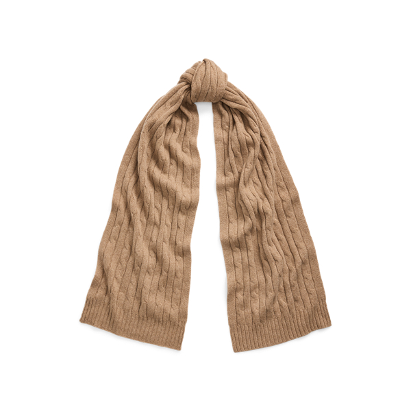 Cable-Knit Cashmere Scarf