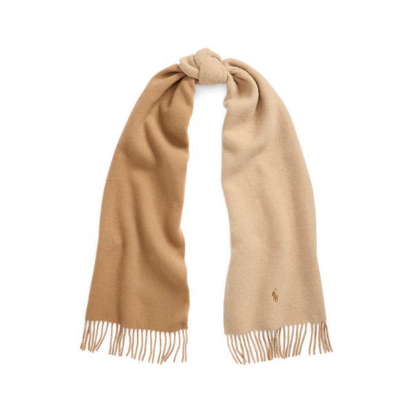 Fringe-Trim Wool Scarf