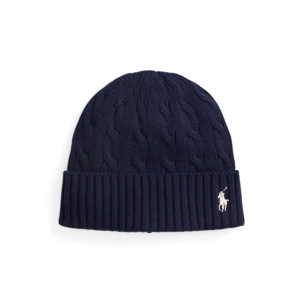 Cable-Knit Cotton Beanie