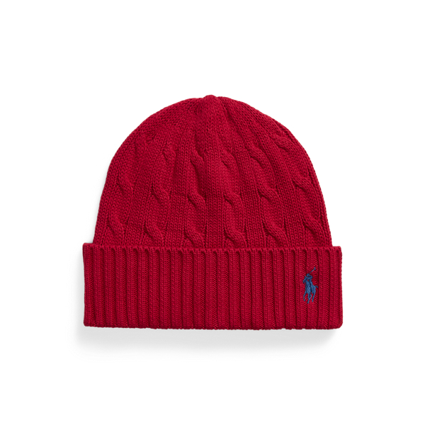Cable-Knit Cotton Beanie