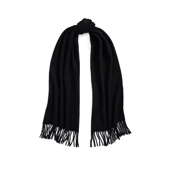 Fringe Cashmere-Wool Scarf