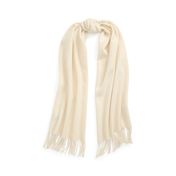 Fringe Cashmere-Wool Scarf