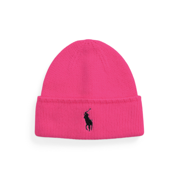 Pink Pony Merino Wool Beanie