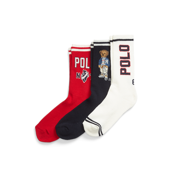 Polo ralph lauren bear socks hotsell