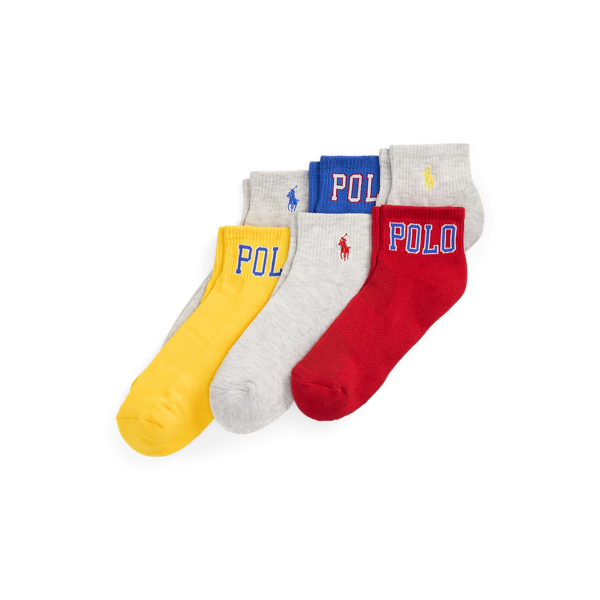 Assorted Logo Quarter Sock 6-Pack Polo Ralph Lauren 1