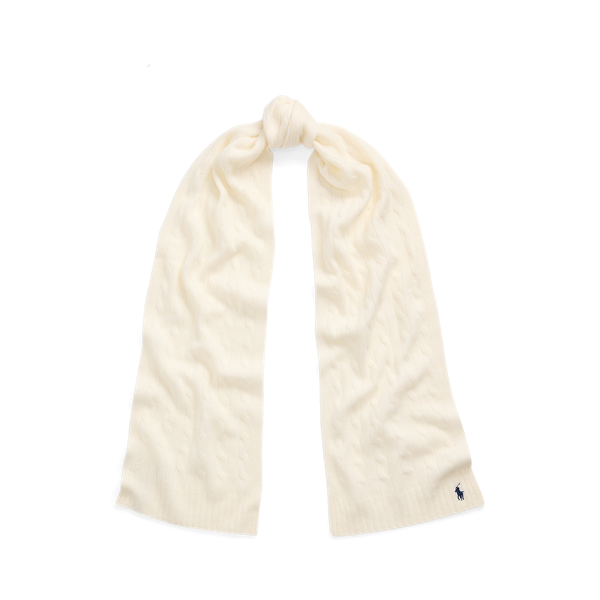 Women s Cream Designer Scarves Ralph Lauren LT