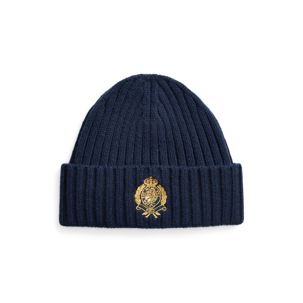 Merinowollen beanie met embleem Polo Ralph Lauren in 1