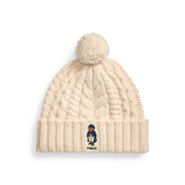 Ralph lauren pom pom beanie on sale