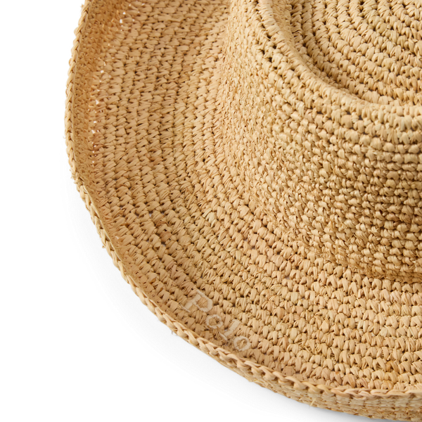 Crocheted Raffia Sun Hat