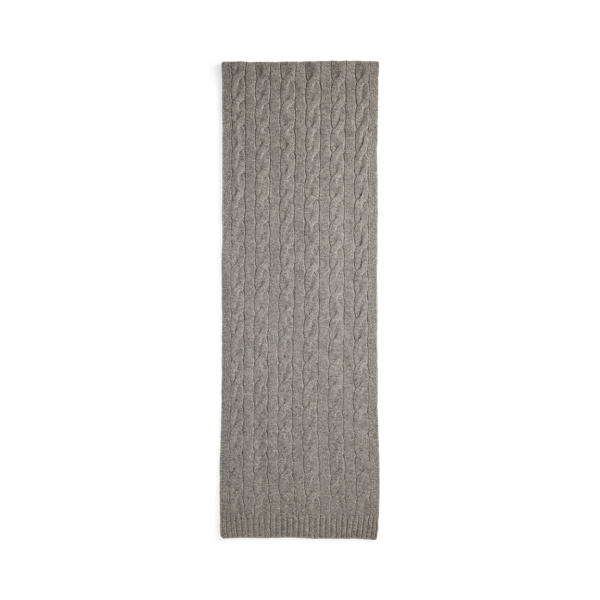 Cable-Knit Cashmere Scarf