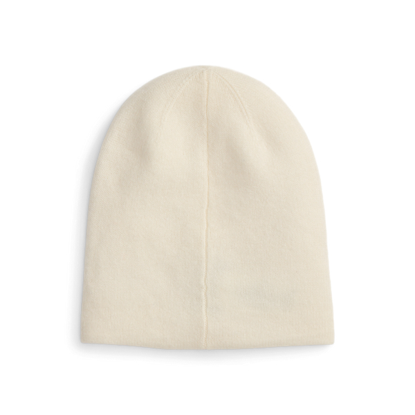 Cream Cashmere Beanie Polo Ralph Lauren 2
