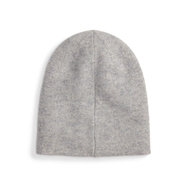 Grey Heather Cashmere Beanie Polo Ralph Lauren 2