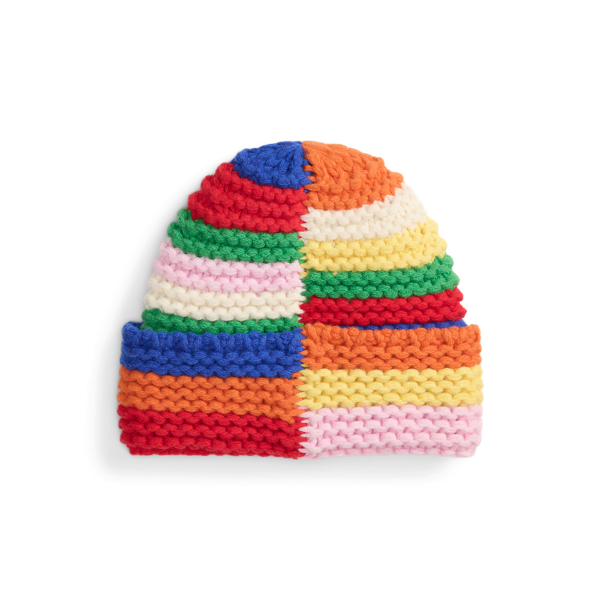 Multi Chunky Knit Wool Beanie Polo Ralph Lauren 2