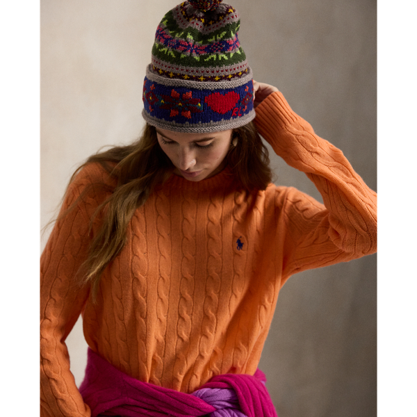 フェア アイル ウールブレンド ポンポン ビーニー | ラルフ ローレン