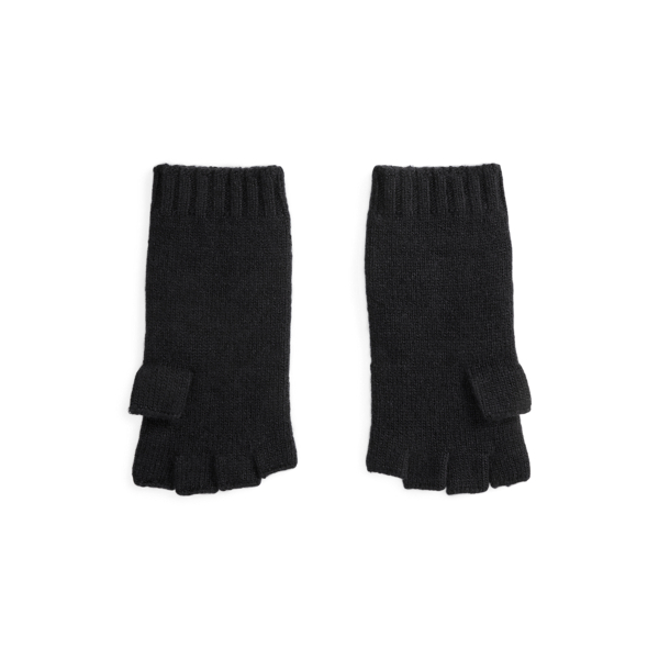 Cable Wool-Cashmere Fingerless Gloves